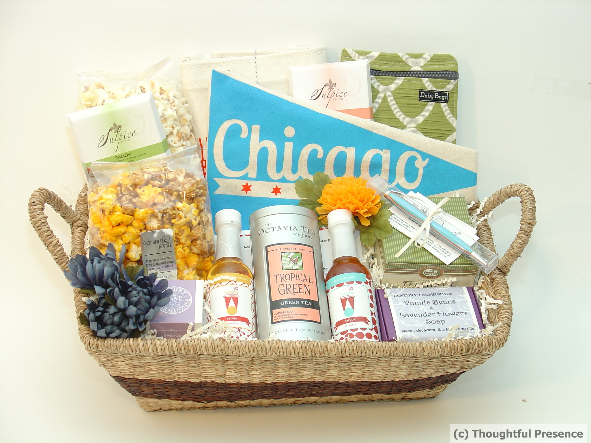 Thoughtful Presence Lines Up Local Artists for Custom Chicago Gift Baskets